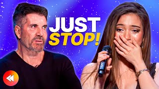 Why Did Simon Cowell STOP These Singing Auditions [upl. by Ardnoed]