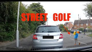 Amazing video of Golf ball hitting car Dashcam [upl. by Dyrraj270]