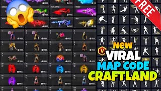 Craftland New Map Code  How To Get Free Evo Gun Skins And Rare Bundles  Garena FreeFire [upl. by Lyman]