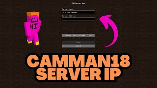 Minecraft camman18 Server IP Address [upl. by Levin]