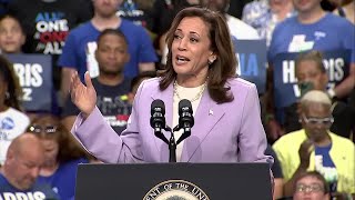 FULL SPEECH Kamala Harris addresses Nevada voters in Las Vegas rally [upl. by Gleich]