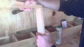 How to build shelf brackets part 1avi [upl. by Ennasil346]