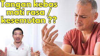 Tangan kebas  mati rasa  kesemutan  Sembuhin sendiri sekarang [upl. by Phelgen]