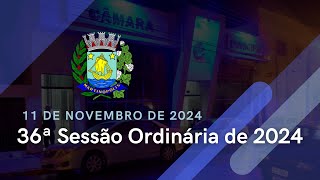 Sessão Ordinária 11 de Novembro de 2024 [upl. by Yasibit]