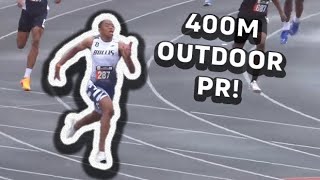 Quincy Wilson Does It Again 4517 For 400m Personal Best At PUMA East Coast International Showcase [upl. by Arotahs46]