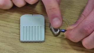 HOW TO change a Cerustop wax guard  filter on a hearing aid [upl. by Volnak792]