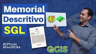 Memorial descritivo no SGL com QGIS [upl. by Eissirhc]