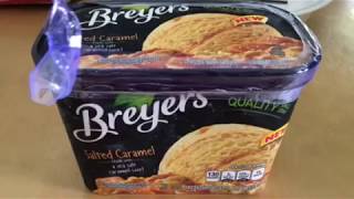 Breyers Salted Caramel Ice Cream [upl. by Enaxor]