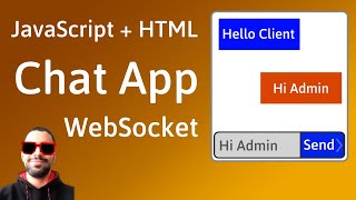 HTMLJavaScript Chat App Server and Client using WebSocket Tutorial [upl. by Brien367]