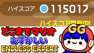 🟡115017～ 世界三位どこまでマリオむずかしい  Expert Endless Global Ranking 3rd 【マリオメーカー2】 [upl. by Resneps194]