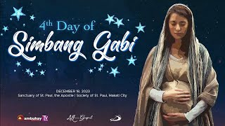 Sambuhay TV Mass  December 18 2023  Simbang Gabi 4th Night [upl. by Asseneg]