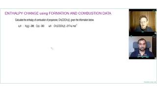 CALCULATE ENTHALPY CHANGE using COMBUSTION AND FORMATION DATA [upl. by Lanette478]