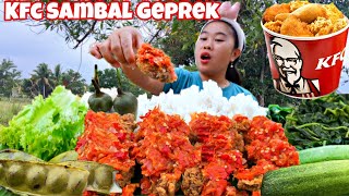 KFC SAMBAL GEPREK‼️ SUPER PEDAS SAMOE TELINGA BERDENGING DAN MENETESKAN AIR MATA😂 [upl. by Strauss332]