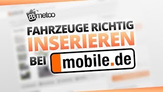 Auto richtig inserieren beim GebrauchtwagenVerkauf  mobilede tipps und tricks  Mini Cooper S [upl. by Emelda798]