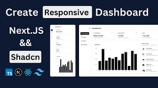 Build and Deploy Responsive Dashboard with Nextjs and Shadcn UI Components nextjs [upl. by Doersten]