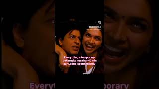 Ab toh aadat si hamein🤣deepikapadukoneshahrukhkhancouplegoalsexplore youtubeshortsbollywood [upl. by Ynnattirb]