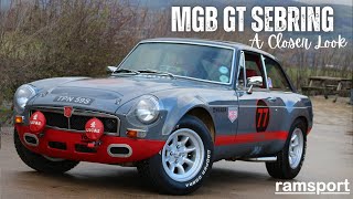 MGB GT Sebring  A Closer Look ramsport Mg classiccar [upl. by Akired562]