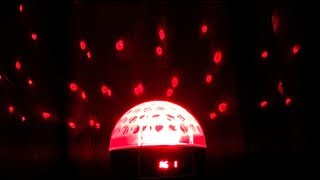 Crystal Magic Ball LED Light  Demo [upl. by Evita369]