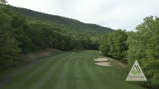 Massanutten Resort Mountain Greens Hole 12 Aerial View [upl. by Artim840]