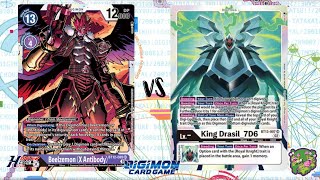 DIGIMON TCG Beelzemon X Purple vs Royal Knights White [upl. by Lavona]