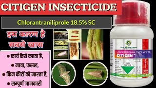 Citigen insecticide best agro citigenChlorantraniliprole 185 SC citigen insecticide dose [upl. by Bailar]