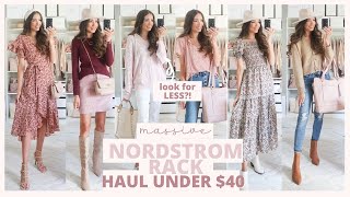 Huge Nordstrom Rack Try On Haul  Affordable Fall Outfits Under 40 [upl. by Rumney]