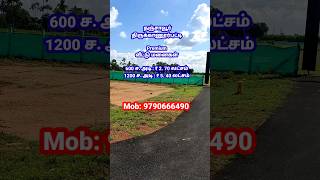 Plot sale Thanjavur  Land sale Thanjavur  House sale Thanjavur shorts shortsfeed [upl. by Cairns]