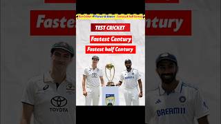 Test Cricket में Fastest Century amp Fastest Half Century And Slowest Century amp Slowest Half Century 🤔 [upl. by Attekal218]