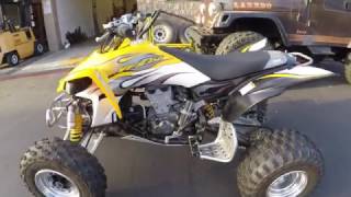 Paraplegic Rider Yamaha YFZ 450  Pingel Electric Shifter  Hooligan Riding [upl. by Ahseiyn232]