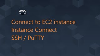 Aws  How to Connect to EC2 instance [upl. by Eronel]