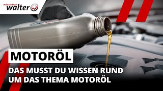 Unterschiede beim Motoröl  Motoröl nachfüllen leicht gemacht  5W30 0W40 10W40 [upl. by Esra818]