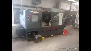 DOOSAN PUMA 2600 CNC LATHE 2011  UNDER POWER READY FOR INSPECTION [upl. by Nary174]