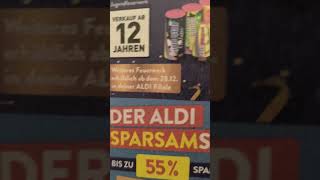 Aldi Nord hat auch wieder jugendfeuerwerk ab dem 512 geht es wieder los [upl. by Nosrej]