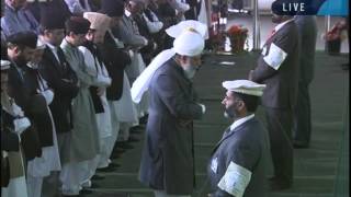 World Peace Leader and Khalifa of Islam leads Friday Prayers at largest Muslim Convention [upl. by Ahsatsana]