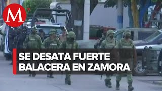 Dos personas perdieron la vida tras enfrentamiento en Zamora Michoacán [upl. by Fabria]