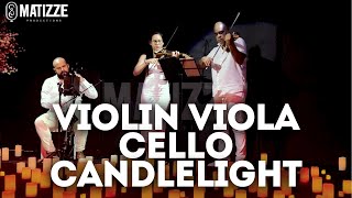 Strings Violin Viola Cello Candlelight Cancun Playa del Carmen Tulum [upl. by Nogas]