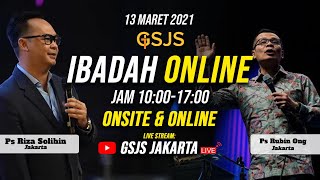 IBADAH ONLINE GSJS GRAND CITY SURABAYA amp Konser Pujian w Ps Riza Solihin amp Ps Rubin Ong amp Ps Samuel [upl. by Ardnauq]