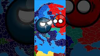 Rusia vs Finlandia 6 countryballs paises humor cortos shorts [upl. by Annayek]