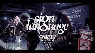 Sign Language Live at LTC Fest 2 11224 [upl. by Eikcaj827]