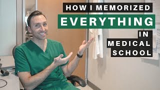 How I Memorized EVERYTHING in MEDICAL SCHOOL  3 Easy TIPS [upl. by Netsirt529]