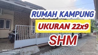 Rumah kampung ukuran 22x9 [upl. by Aiekat]