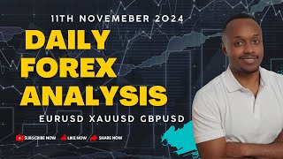 Daily Market Analysis 11th November 24  EURUSD XAUUSD GBPUSD [upl. by Demp]