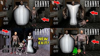 Playing Fat Granny vs small Granny vs Mutant Granny  All Granny Mode  Gameplay Animation [upl. by Annehsat]