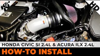 Honda Civic SI 24L amp Acura ILX 24L 691019TS Air Intake Installation [upl. by Gambrell]