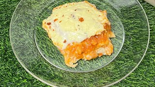 Chicken lasagna without lasagna sheets  chicken lasagna with samosa sheets  chicken lasagne [upl. by Brody423]