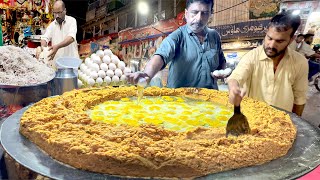 STREET STYLE FAMOUS ANDA GHOTALA RECIPE  PAKISTANS BIGGEST EGG GHOTALA WITH 100 EGGS [upl. by Sublett]