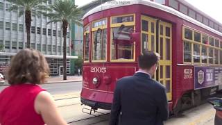 The Canal Tram Line in New Orleans USA 2019 [upl. by Valencia]