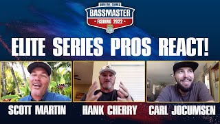 Bassmaster Fishing 2022  Elite Series Pros React [upl. by Allevon]