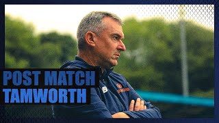 Tamworth PostMatch Interview with Chris Millington [upl. by Ikkiv]