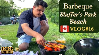 Bluffers Park Beach  BBQ  TorontoScarborough  Canada Vlog 16  1080p [upl. by Nnylirret]